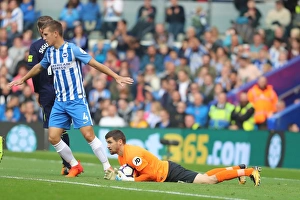 Everton 15OCT17 Prints: Mathew Ryan in Action: Brighton & Hove Albion vs. Everton (Premier League, October 2017)