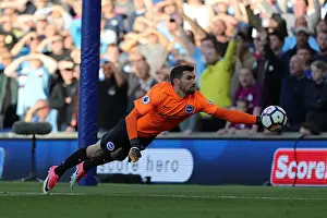 Manchester City 12AUG17 Prints: Mathew Ryan in Action: Brighton & Hove Albion vs Manchester City, August 12, 2017