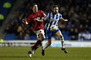 2013 Prints: Matthew Upson in Action: Brighton & Hove Albion vs Charlton Athletic, April 2013