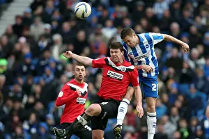 2013 Prints: Matthew Upson Goes for Glory: Brighton & Hove Albion vs. Huddersfield Town, March 2013