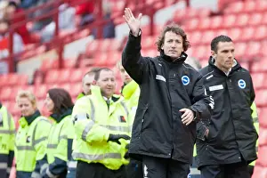 Barnsley 28-04-2012 Prints: Mauricio Taricco: In Action for Brighton & Hove Albion vs Barnsley (April 2012)