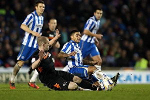 Derby County - 12-01-2013 Prints: A Memorable Home Game: Brighton & Hove Albion vs