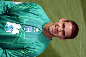Images Dated 6th August 2010: Michael Poke of Brighton & Hove Albion FC: Focused and Ready