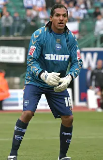 Michel Kuipers in Action: Brighton & Hove Albion FC Goalkeeper at Withdean Stadium, 2007/08