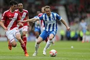 Images Dated 2nd May 2015: Middlesbrough vs. Brighton and Hove Albion: Craig Mackail-Smith's Thrilling Performance (02MAY15)