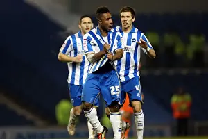 Millwall - 18-12-2012 Prints: Millwall Takes the Lead: Kazenga LuaLua's Goal for Brighton & Hove Albion (12-12-2012)