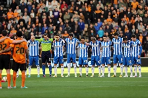 Event:wb 121110 Prints: One Minute Silence: Wolves vs. Brighton & Hove Albion