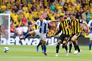 Watford Away 11AUG18 Prints: Murray's Battle with Cathcart and Capoue: Watford vs