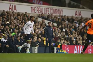 Tottenham Hotspur 29OCT14 Prints: Nathan Jones Faces Off Against Tottenhotpur in Capital One Cup Showdown