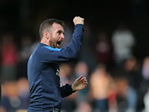 Victory Prints: Nathan Jones Triumph: Brighton and Hove Albion Celebrate Championship Win Against Fulham (15/08/2015)