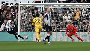 Takes A Penalty And Prints: Newcastle United v Brighton and Hove Albion FA Cup 5th Round 02MAR25
