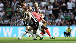 Newcastle United Defender Dan Burn 33 Prints: Newcastle United v Brighton and Hove Albion Premier League 11MAY24