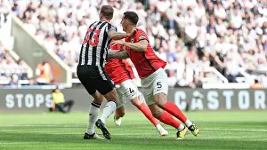Newcastle United Defender Dan Burn 33 Prints: Newcastle United v Brighton and Hove Albion Premier League 11MAY24
