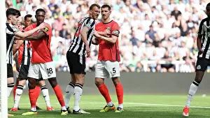 Jostles For Position Prints: Newcastle United v Brighton and Hove Albion Premier League 11MAY24