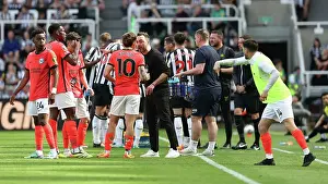 Drinks Break Prints: Newcastle United v Brighton and Hove Albion Premier League 11MAY24