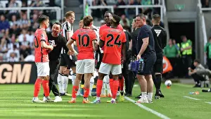 Drinks Break Prints: Newcastle United v Brighton and Hove Albion Premier League 11MAY24
