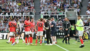 Drinks Break Prints: Newcastle United v Brighton and Hove Albion Premier League 11MAY24