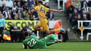 Makes A Save Prints: Newcastle United v Brighton and Hove Albion Premier League 19OCT24