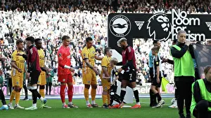 Teams Line Up Prints: Newcastle United v Brighton and Hove Albion Premier League 19OCT24