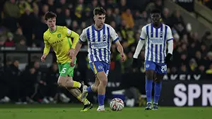 Weaves His Way Through Prints: Norwich City v Brighton and Hove Albion Emirates FA Cup 11JAN25