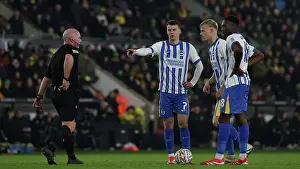 Awarded A Freekick Prints: Norwich City v Brighton and Hove Albion Emirates FA Cup 11JAN25