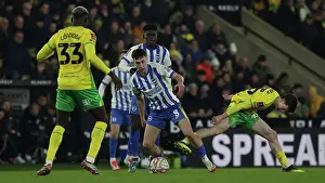 Weaves His Way Through Prints: Norwich City v Brighton and Hove Albion Emirates FA Cup 11JAN25