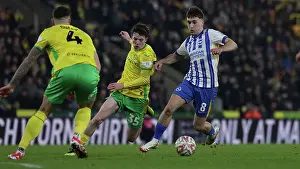 Weaves His Way Through Prints: Norwich City v Brighton and Hove Albion Emirates FA Cup 11JAN25