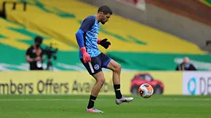 Warming Up Prints: Norwich City v Brighton and Hove Albion Premier League 04JUL2020