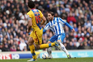Crystal Palace -17-03-2013 Prints: A Nostalgic Look Back: Brighton & Hove Albion vs. Crystal Palace (2012-13 Home Game)