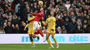 Aeriel Challenge Prints: Nottingham Forest v Brighton and Hove Albion Premier League 01FEB25