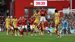 Corner Prints: Nottingham Forest v Brighton and Hove Albion Premier League 01FEB25