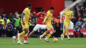 Nottingham Forest 01FEB25 Prints: Nottingham Forest v Brighton and Hove Albion Premier League 01FEB25