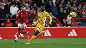 Nottingham Forest 01FEB25 Prints: Nottingham Forest v Brighton and Hove Albion Premier League 01FEB25