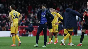 Looks Frustrated Prints: Nottingham Forest v Brighton and Hove Albion Premier League 01FEB25