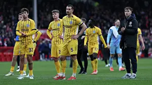 Looks Frustrated Prints: Nottingham Forest v Brighton and Hove Albion Premier League 01FEB25