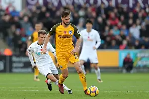 Nov. 4, 2017: Swansea City vs. Brighton and Hove Albion - Premier League Clash at Liberty Stadium