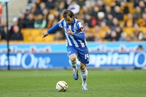 Wolves - 10-11-2012 Prints: November 2012: Inigo Calderon in Action - Wolves vs