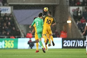 Images Dated 4th November 2017: November Showdown: Premier League Clash Between Swansea City and Brighton & Hove Albion (4NOV17)