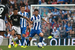 Brentford 10SEP16 Prints: Oliver Norwood in Action: Brighton & Hove Albion vs