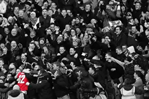 Arsenal - 26-01-2013 Prints: Olivier Giroud Scores the Game-Changing Goal: Arsenal Leads 2-1 over Brighton & Hove Albion (FA Cup)