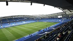 Football Ground Prints: Open training session American Express Stadium 15APR25
