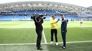 Football Ground Prints: Open training session American Express Stadium 15APR25
