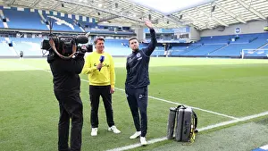 Football Ground Prints: Open training session American Express Stadium 15APR25