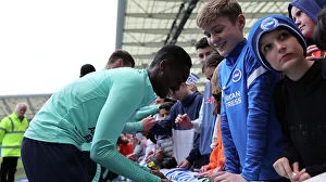 Open Training Session 11APR23 Collection: Open Training Session: Brighton & Hove Albion FC at American Express Community Stadium