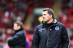 Barnsley 05/04/14 Prints: Oscar Garcia Leads Brighton & Hove Albion Against Barnsley, Skybet Championship 2014