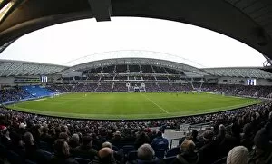 Images Dated 13th February 2016: Panoramic View of American Express Community Stadium: Brighton and Hove Albion vs