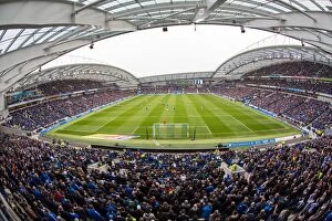 Images Dated 2nd May 2016: Panoramic View of The Amex Stadium: Brighton and Hove Albion vs