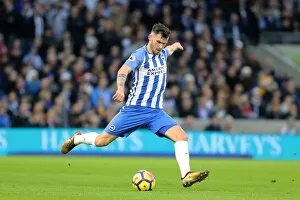 Images Dated 23rd December 2017: Pascal Gross in Action: Brighton and Hove Albion vs. Watford, Premier League (23DEC17)