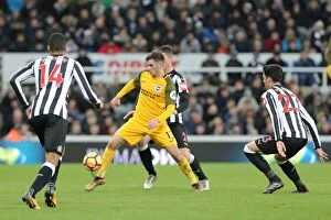 Images Dated 30th December 2017: Pascal Gross in Action: Brighton and Hove Albion vs. Newcastle United (30DEC17)