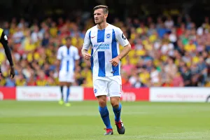 Watford Away 11AUG18 Prints: Pascal Gross in Action: Brighton and Hove Albion vs. Watford, Premier League (11AUG18)